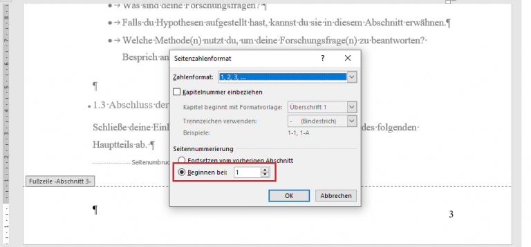 Seitenzahlen Ab Seite 3 Libre Office Seitenzahlen in Word ab Seite 3 erstellen - in 2 Minuten [Video]