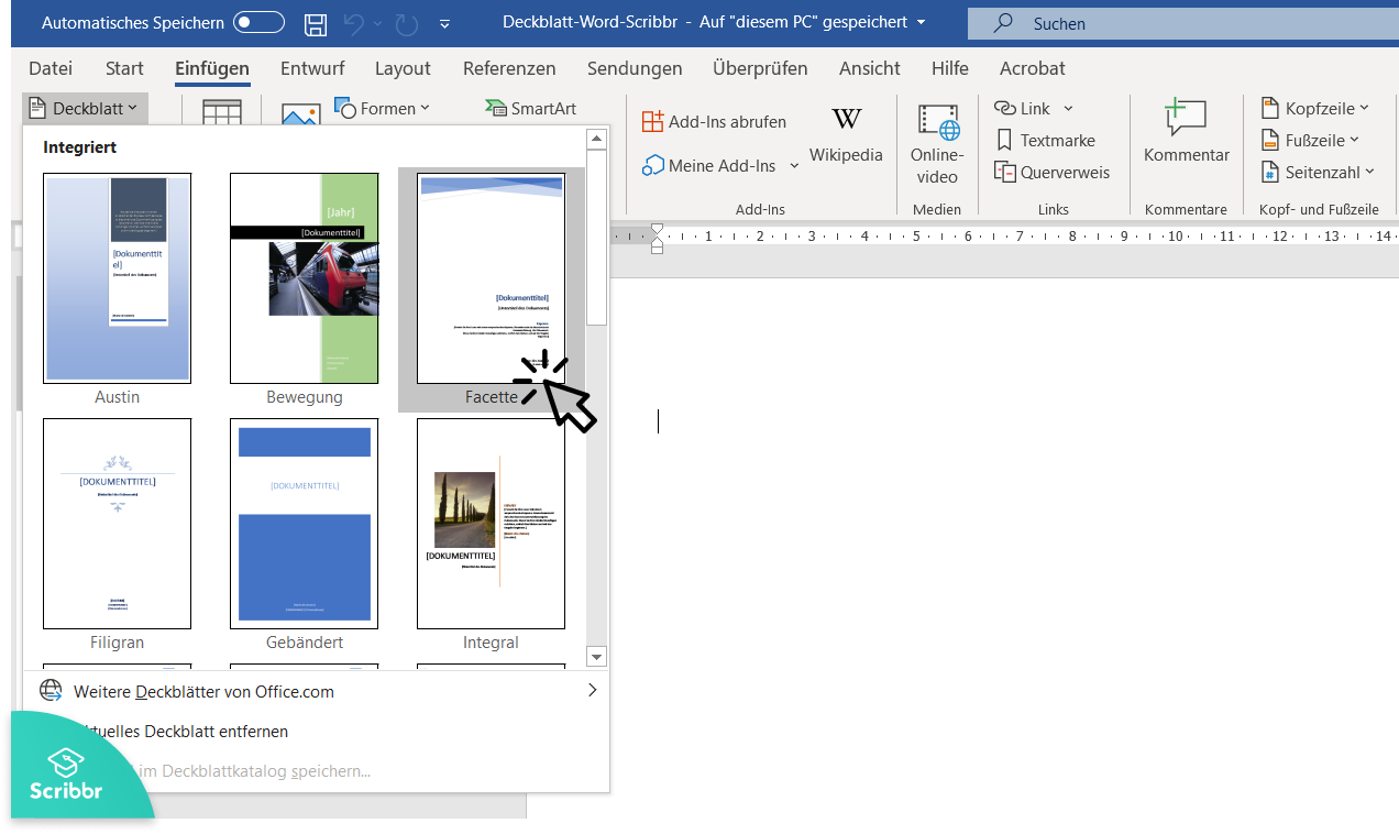 Deckblatt-Word-einfügen-Scribbr